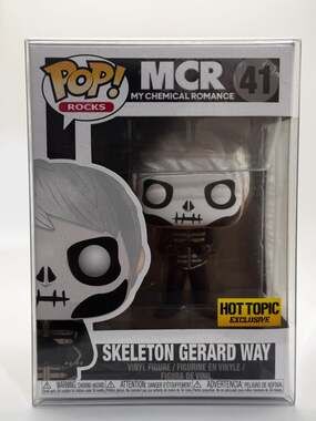 Funko Pop! Rocks My Chemical Romance Skeleton Gerard Way #41 Hot Topic Exclusive